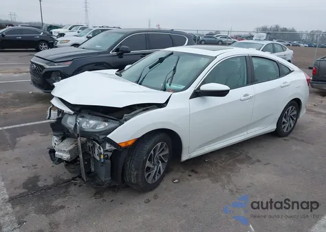 2016 Honda Civic Ex из США, поврежденный, VIN 19XFC2F71GE061263